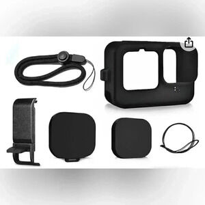 NIB FitStill Black Silicone Sleeve video Case Go Pro Hero 11 /Hero 10 /Hero 9